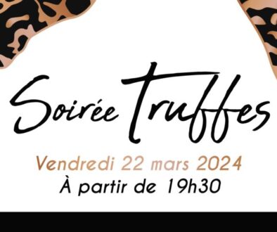 soirée truffes 22 mars 2024 - restaurant le moulin des sens - salon de provence